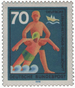 DLRG Sonderbriefmarke von 1970