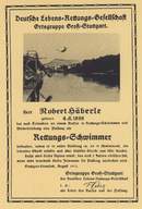 Erster Rettungsschwimmzeugnis von 1913