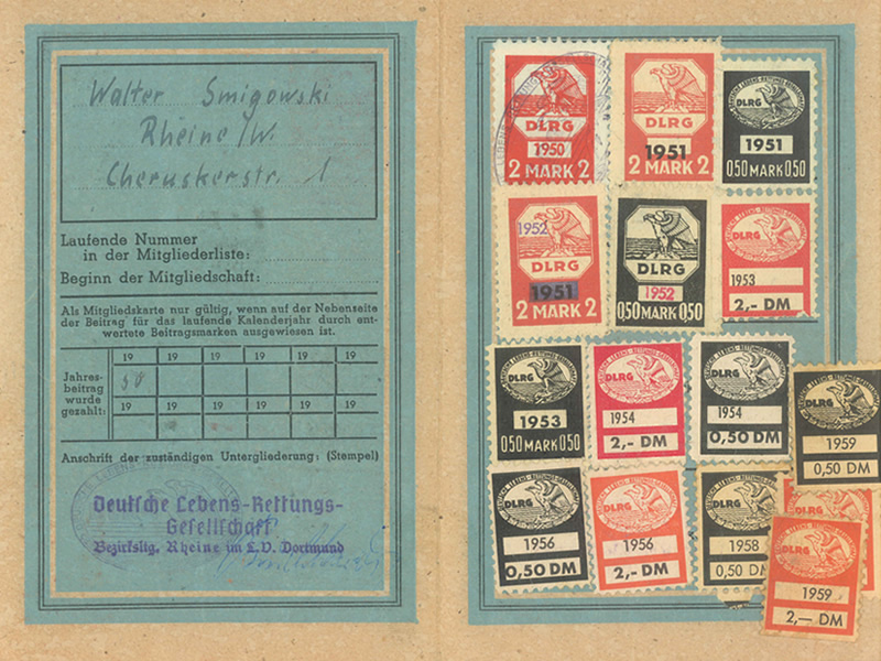 Mitgliedskarte von 1950